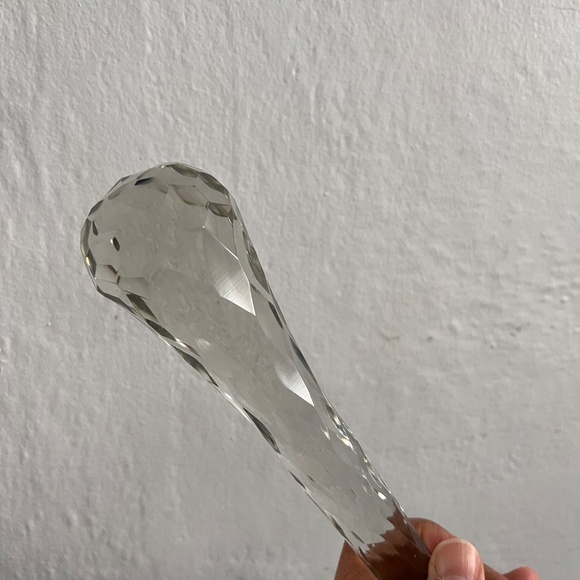 Large magnifying glass with crystal handle - Picture 2 of 8